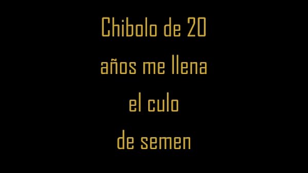 Chibolo de 20 Años me llena el Cuo de Semen