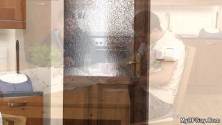 She leaves and gay fuck his buddy