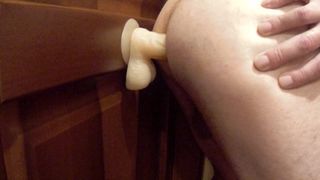 gay anal dildo insertion 3