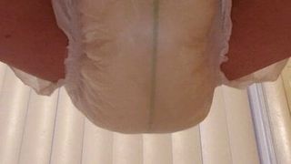 Gay Diaper Faggot Fills Diaper