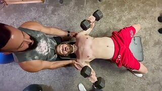 Squats, Sweat & Cum